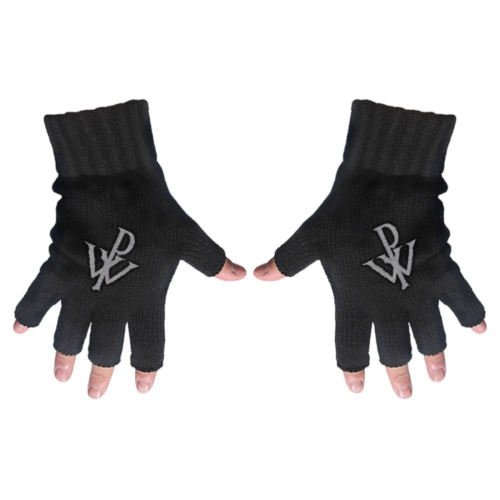 Powerwolf - PW Logo Fingerless gloves - Black